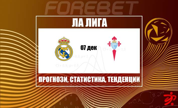 Ефикасният Реал Мадрид гледа да удължи превъзходството си над Селта Виго