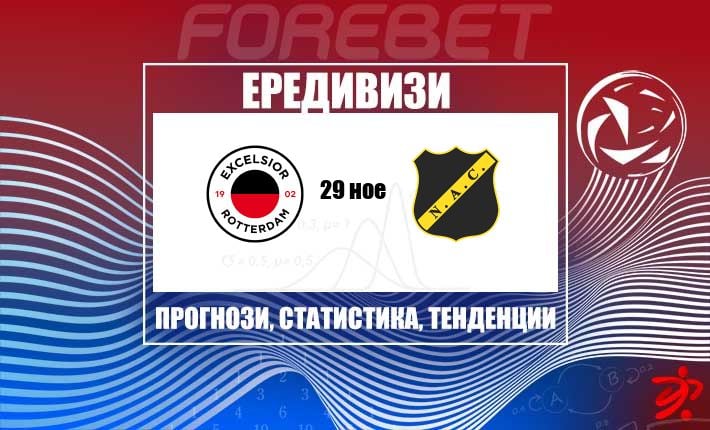Екселсиор и НАК Бреда пред оспорван дуел в Ередивизие след неотдавнашния голов спектакъл