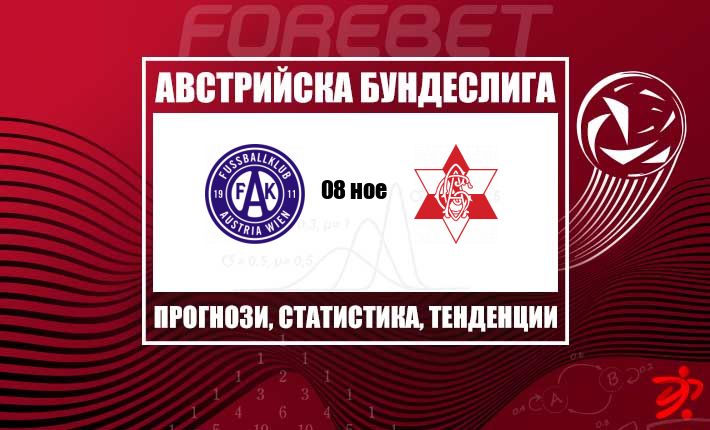 Аустрия Виена цели да затвърди превеса си у дома срещу Грацер АК без победа