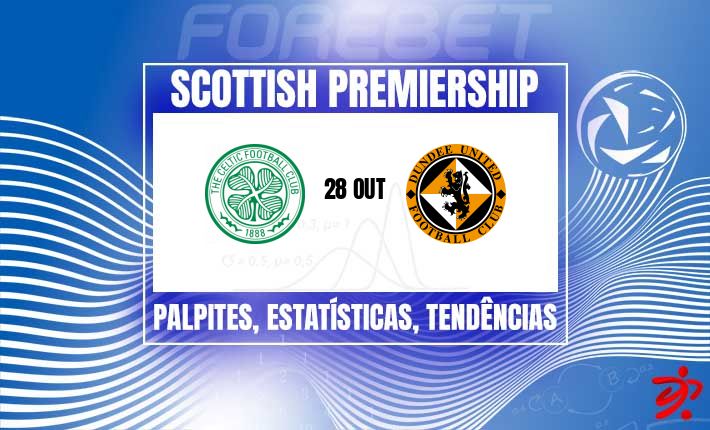 Celtic busca ampliar liderança da Premiership contra o Dundee United