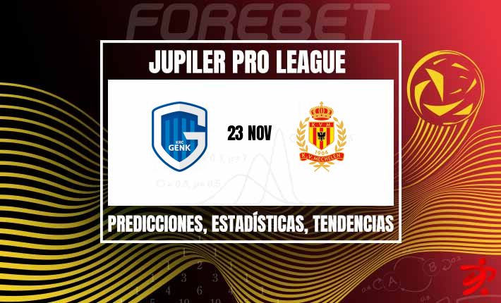 El Racing Genk busca prolongar su dominio en casa con la visita del KV Malinas al Luminus Arena
