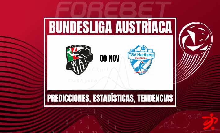 Empate a la vista: el Wolfsberger AC recibe al Hartberg en un duelo de Bundesliga