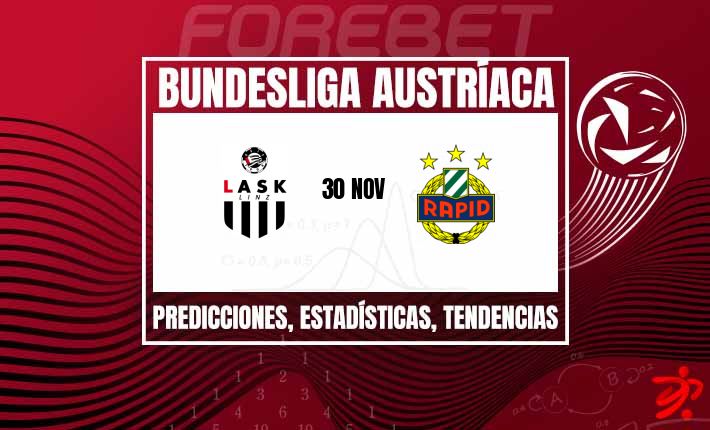 El LASK Linz busca reivindicarse ante el Rapid Viena en el TGW Arena