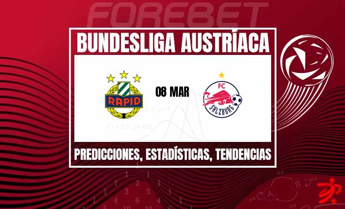 El RB Salzburgo busca ampliar su ventaja en la Bundesliga austríaca ante un Rapid Viena en apuros