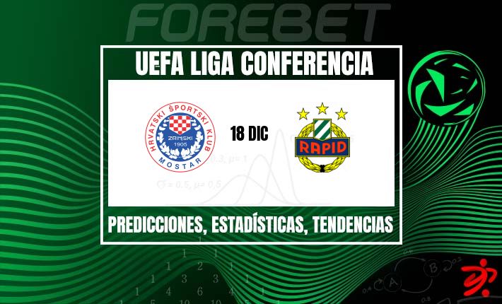 El fortín de Zrinjski se cruza con la mala racha del Rapid Viena en un cierre clave de la Conference League