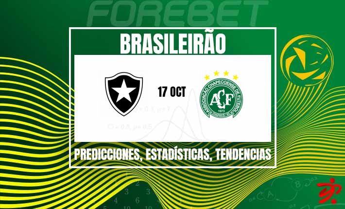 Botafogo busca hacerse fuerte en casa ante una Chapecoense SC que sufre lejos de su estadio