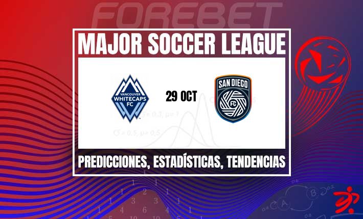 Vancouver Whitecaps buscan frenar la racha de empates de San Diego en un duelo clave del Oeste de la MLS