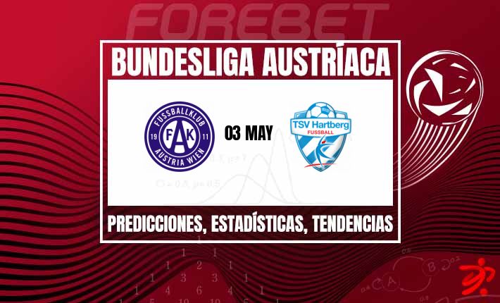 Austria Viena quiere romper su mala racha sin ganar con la visita del Hartberg al Generali Arena