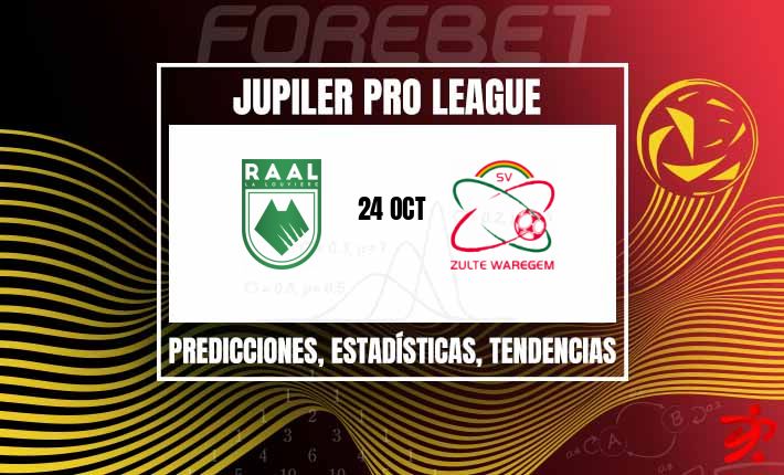 Zulte Waregem busca repetir su dominio en su visita al RAAL La Louvière