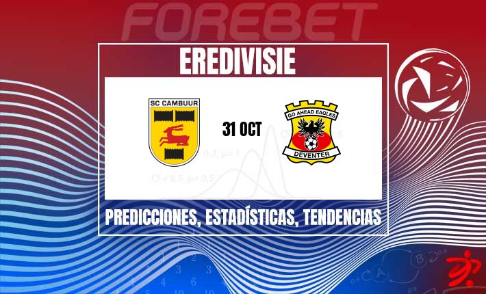 Cambuur y Go Ahead Eagles se miden en un duelo clave por la zona media de la Eredivisie