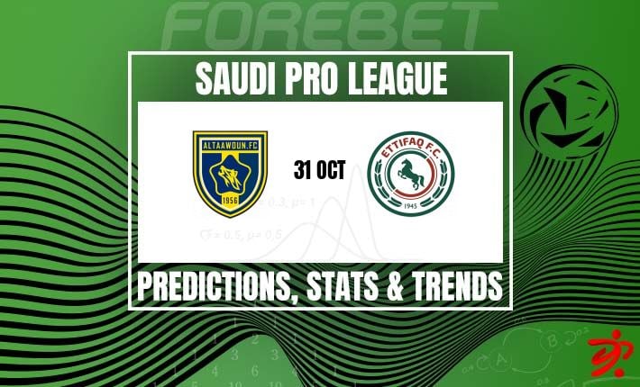 Ettifaq FC Hold the Edge as Struggling Taawoun Seek Revival at King Abdullah Sport City