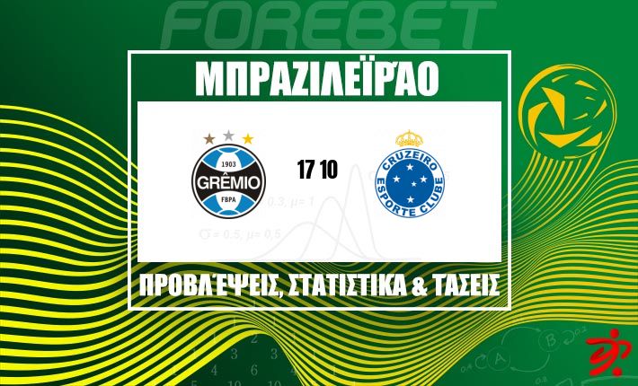 Η Grêmio ψάχνει αντίδραση χωρίς νίκη, η Cruzeiro στοχεύει τετράδα στη μάχη του Porto Alegre