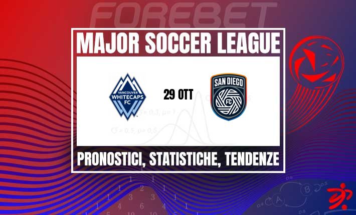 Vancouver Whitecaps a caccia del colpo per fermare la serie di pareggi di San Diego nella sfida al vertice della Western Conference MLS
