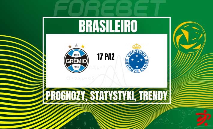 Grêmio chce przerwać serię bez zwycięstwa, Cruzeiro celuje w pierwszą czwórkę w starciu w Porto Alegre