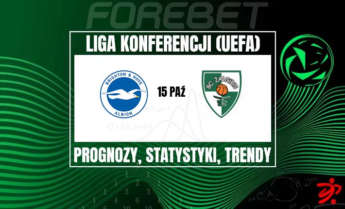 Brighton gotowe do dominacji, Kauno Žalgiris liczy na sensację