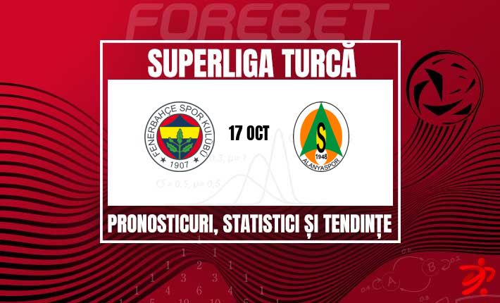 Fenerbahçe vrea să prelungească seria excelentă de pe teren propriu cu un Alanyaspor aflat în căutarea echilibrului