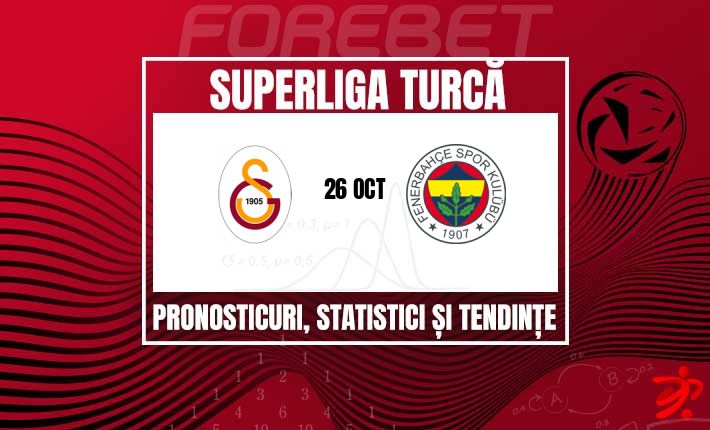 Galatasaray vs Fenerbahçe: Rivalele din Istanbul se înfruntă la Rams Park într-un test pentru titlu