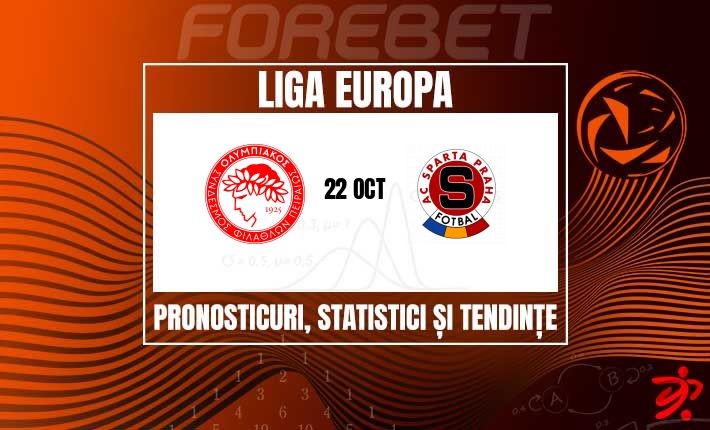 Atuurul lui Olympiacos de pe teren propriu, pus la încercare de seria fără înfrângere a Spartei Praha într-un duel echilibrat din Europa League